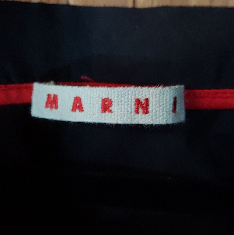 Marni Red Cotton Short Sleeved Top - Picture 3 of 16